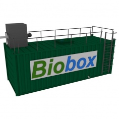Containerized waste water treatment plant WWTP Biobox MBR 20-200 м³/day